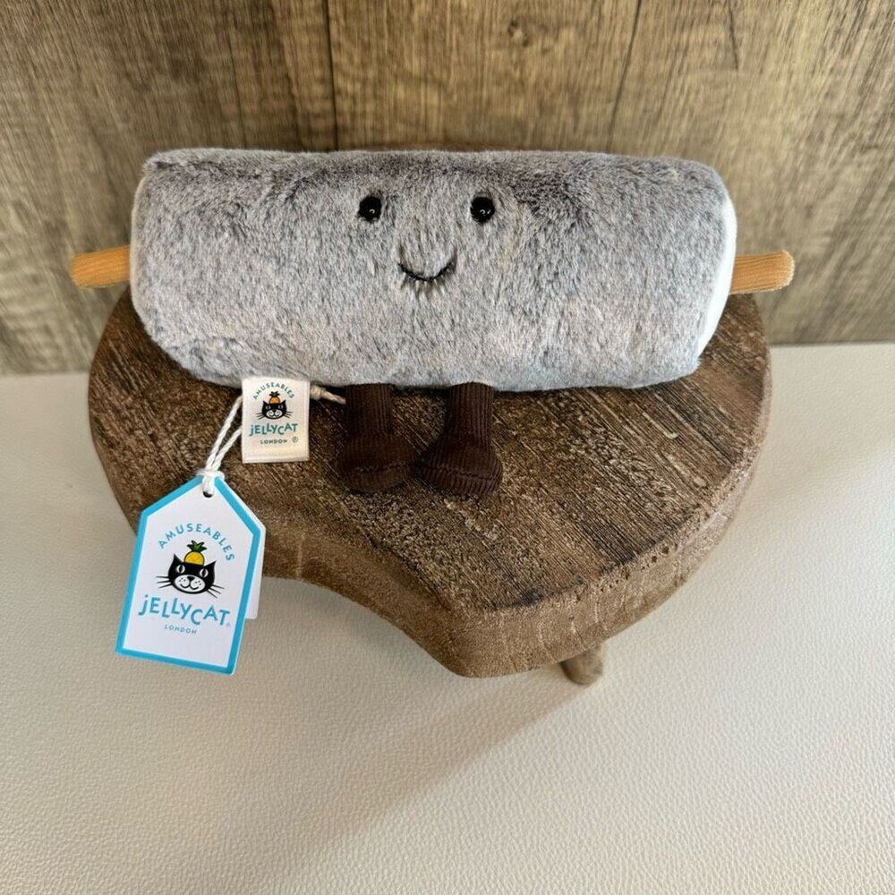 Jellycat Goat Cheese Amuseables NEW!  FAST SHIP Jellycat Cheese Authentic